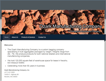 Tablet Screenshot of ozarkmfg.com